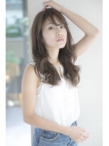 アフロディーテ 銀座(APHRODITE GINZA)&nbsp;黒髪/グレーベージュ/レイヤーロング/前髪パーマ/銀座