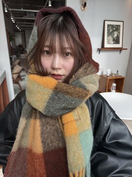 ルッチ 立川(LUCCI) HIDETO レイヤーカット ブラウンカラー