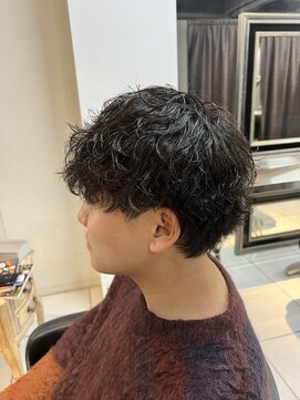 アイズ 海老名(AIZU) 波巻きスパイラルパーマ ツイストスパイラルパーマ マッシュ