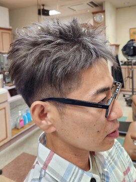 アポロカットステージ 相模大野店 アップバング/ツーブロックマッシュ<理容室>[メンズ/相模大野]