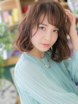 カバーヘア ブリス 大宮西口(COVER HAIR bliss)&nbsp;斜めバング♪くせ毛風抜け感小顔くびれカールc5大宮20代30代40代