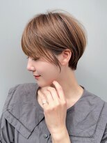 ショートボブ髪型30代40代50代前髪あり前髪なし面長丸顔【倉田】