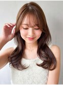 美髪こなれヘア艶感モテ髪ホワイトブロンドサイドバング前髪