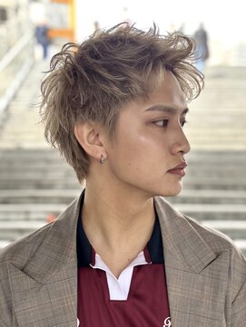 ガーデンヨコハマエスト(GARDEN YOKOHAMA est) スペインカール スパイキーショート ベージュカラー