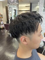ヘアーメイク ロージー 北18条店(HAIR MAKE ROSY)&nbsp;波巻きスパイラルセンターパートサイドパート韓国風マッシュ