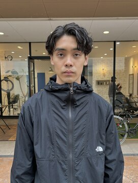 ヘアガーデン オフ(hair garden off) サイドパート/メンズパーマ/シャドウパーマ/メンズショート