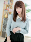 仙台/髪質改善/大人ガーリー☆チェリーレッドうる艶ストレートc