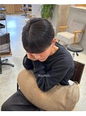 ナチュラルショートマッシュ