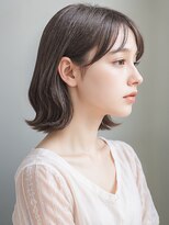 モッズヘア 上尾西口店(mod's hair) 2wayバングアッシュグレー外ハネミディアムp2上尾20代30代40代