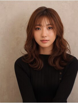 アース 相模大野店(EARTH) ブリーチなし◎チョコブラウン×美髪ロングレイヤー艶髪