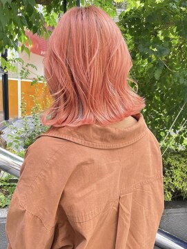 リアラバイアルティナ 船橋店(Liara by artina) コーラルオレンジ/ローズブラウン/エンドカラー