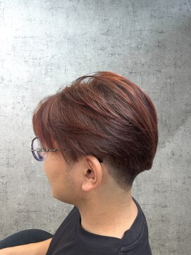 ティエル 町田店(tiel) 大人センターパート×暖色カラー