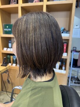 オーガニック ライフ 若葉 鶴ヶ島(organic+life) 秋色◎大人可愛い小顔ボブレイヤー×くびれカット