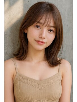 サードバイローラン(THiRD by ROULAND) 暗めカラーフェイスフレーミンググランマッシュ