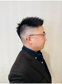 【銀座メンズカット】銀座八×フェードショート<理容室>