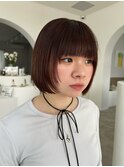 クラゲヘアー/小顔に見せるヘア/ココアベージュ/沖縄市