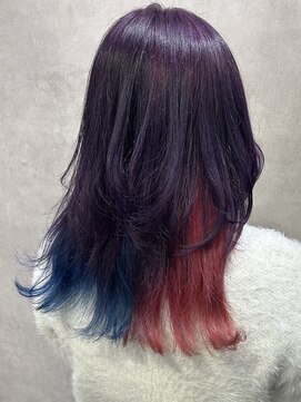 ルノン フィージュ(LUNON fieju) 黒髪クラゲヘアーオリーブグレー小顔ココアベージュ