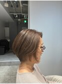 白髪ぼかしショート