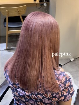 サロンドミルク 原宿(salon de MiLK) 透明感のあるペールピンク