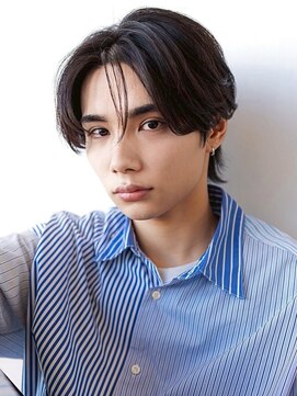 エフエム 明大前(FM) MEN’SHAIR×リバースセンターパート/フェザーパーマ/メンズ