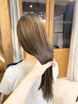 ノイス(noyce)&nbsp;ラテベージュブリーチなし透け感カラーミルクティーブラウン