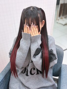 シーズン 大阪(SEASON) 【エクステ】インナー/韓国ヘア/ヨシンモリ/チェリーレッド