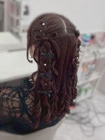 ヘアセットサロン ミント(Hair set salon MINT)&nbsp;髪リボンハーフツイン☆