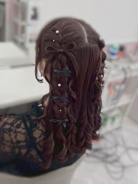 ミント(MINT) 髪リボンハーフツイン☆