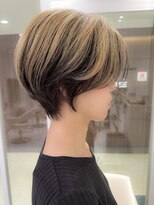 ルプル バイ フェイス 磯子(L'pul by face) 丸みショート×アンブレラカラー style by 田爪