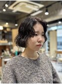 【梅田】ショートボブパーマ