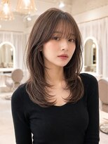 クレビア 名古屋(CreBiA)&nbsp;透明感アッシュブラウン/ハッシュカット/顔まわりカット
