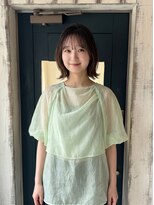 ニーゼロゼロナナ(2007)&nbsp;【こなれ感UP】外はねボブ×透明感カラー