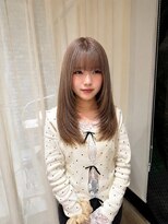 ネオリーブルカ 御茶ノ水店(Neolive Luca)&nbsp;柔らかミルクティーベージュ×韓国風レイヤー