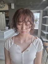 バンブーグラス バイ ユアーズヘアー(Bamboo grass by youres hair)&nbsp;ウルフパーマ+カット+トリートメント
