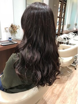 リプルヘアー ウエスト(ripple hair west) airwaveでつくるロングパーマスタイル