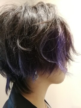 キキ(KIKI) グレーバイオレットショート