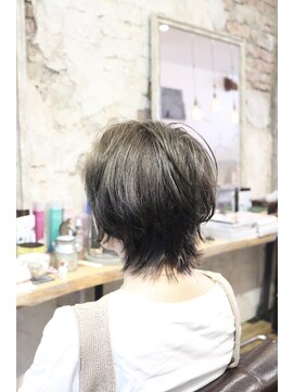 ムニ(Muni) B"106　＃ウルフショート×ブルーアッシュ