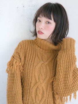 リリアン 表参道(relian) 切りっぱなし外ハネミディ☆