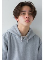 【aRietta秋山すみれ】くせ毛風パーマトランクスカットツーブロ