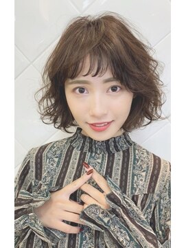 カイノ なんばエキカン店(KAINO) ニュアンスウェーブボブ