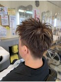 2ブロックショート メッシュカラー
