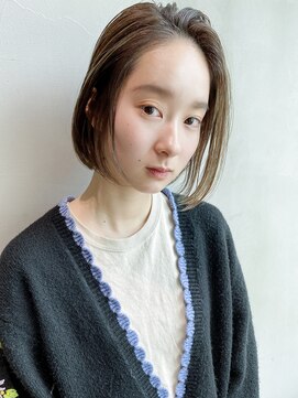 アイティーバイアルバム 八王子店(IT by ALBUM) ストレートスタイル_Aラインボブかきあげロング_28275