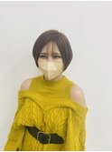 丸みショートヘア