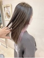 クープ ヘアーベー 船堀店(COUPE hair.b) インナーペールピンク＆ナチュラルハイライト