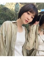 エムスラッシュ ストリートマーケット スマートサロン センター北(M.SLASH)&nbsp;小顔度UP！ナチュラルショートボブ