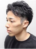 20代/30代/ツーブロック/ビジネス/メンズ/束感/刈り上げ/理容室