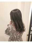 ハイライト＋グレージュ