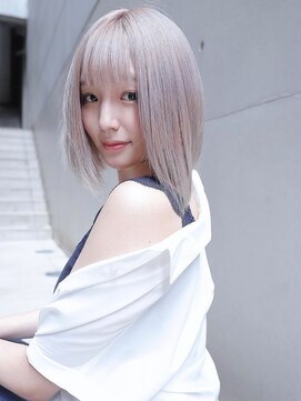 ディア(.eer) 前下がりボブ☆トリプルカラー/ダブルカラー/ケアブリーチ/夏