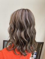 ヴァンカウンシル Kuwana(VAN COUNCIL)&nbsp;ホワイトハイライト×ナチュラルベージュ