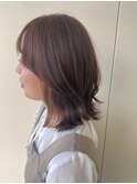 顔まわりカット◯ベージュ◯ベージュブラウン◯ボブ